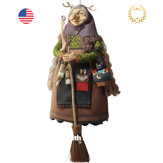 The Witch with Her Cat